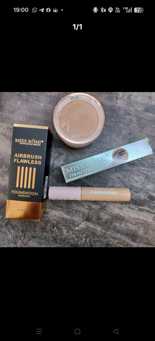 COMBO BEDAK DIVA (FD+BEDAK+CONCEALER+MASCARA)