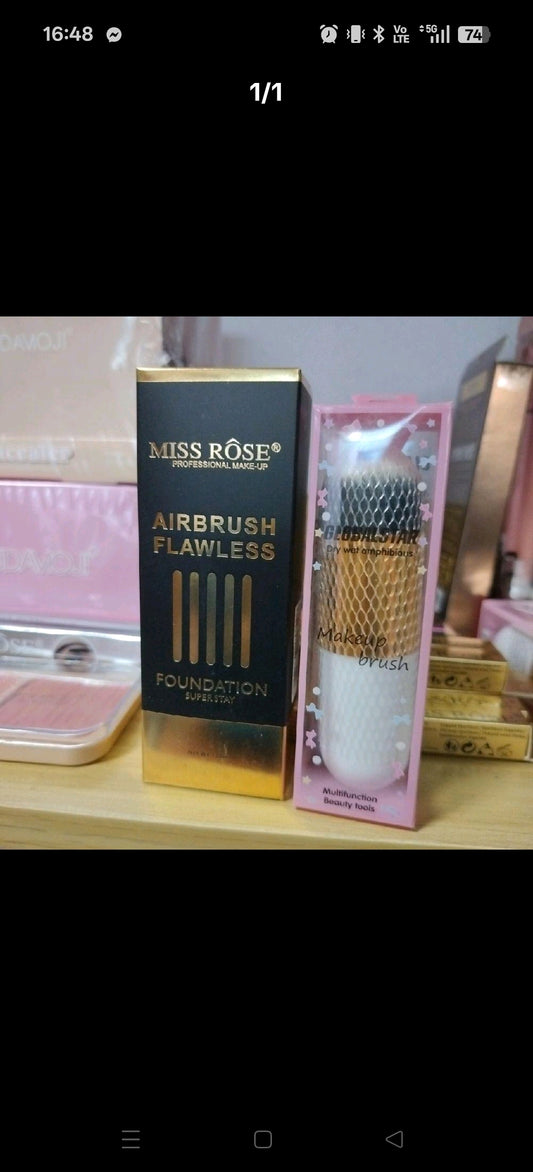 AIR BRUSH FOUNDATION + FD BRUSH
